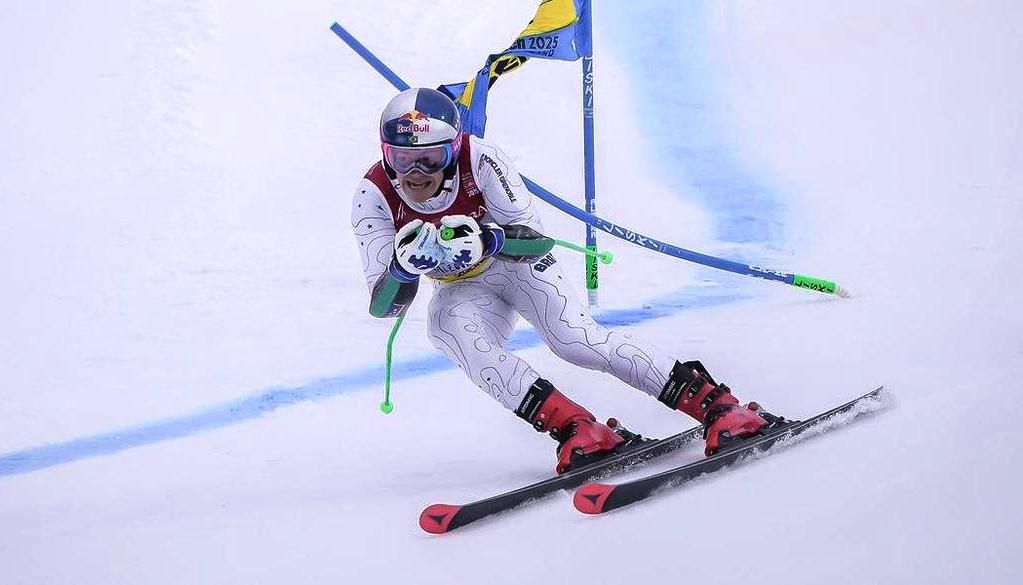 O esquiador alpino brasileiro-norueguês Lucas Pinheiro Braathen. Por: Rafael Bello/COB/DIVULGAÇÃO